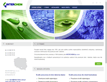 Tablet Screenshot of interchem.pl