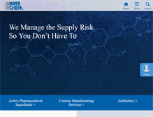 Tablet Screenshot of interchem.com
