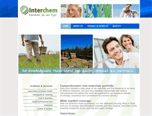 Tablet Screenshot of interchem.co.nz